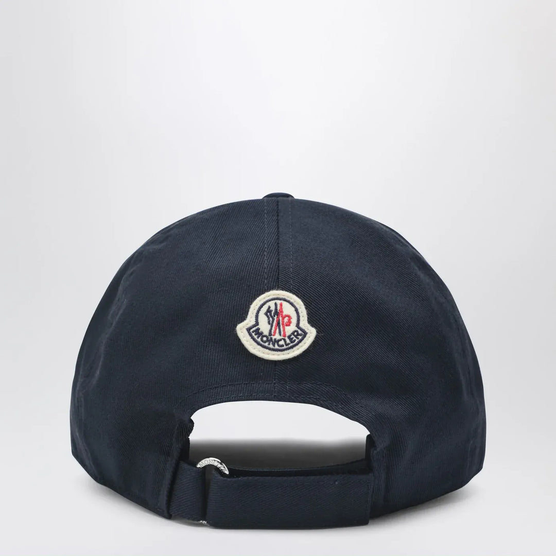 Moncler - Navy baseball cap with embroidered logo Brand Hats TU