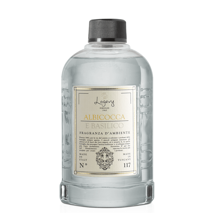 Home Diffuser 500ml Refill Logevy Apricot and Basil Home Fragrance Brand