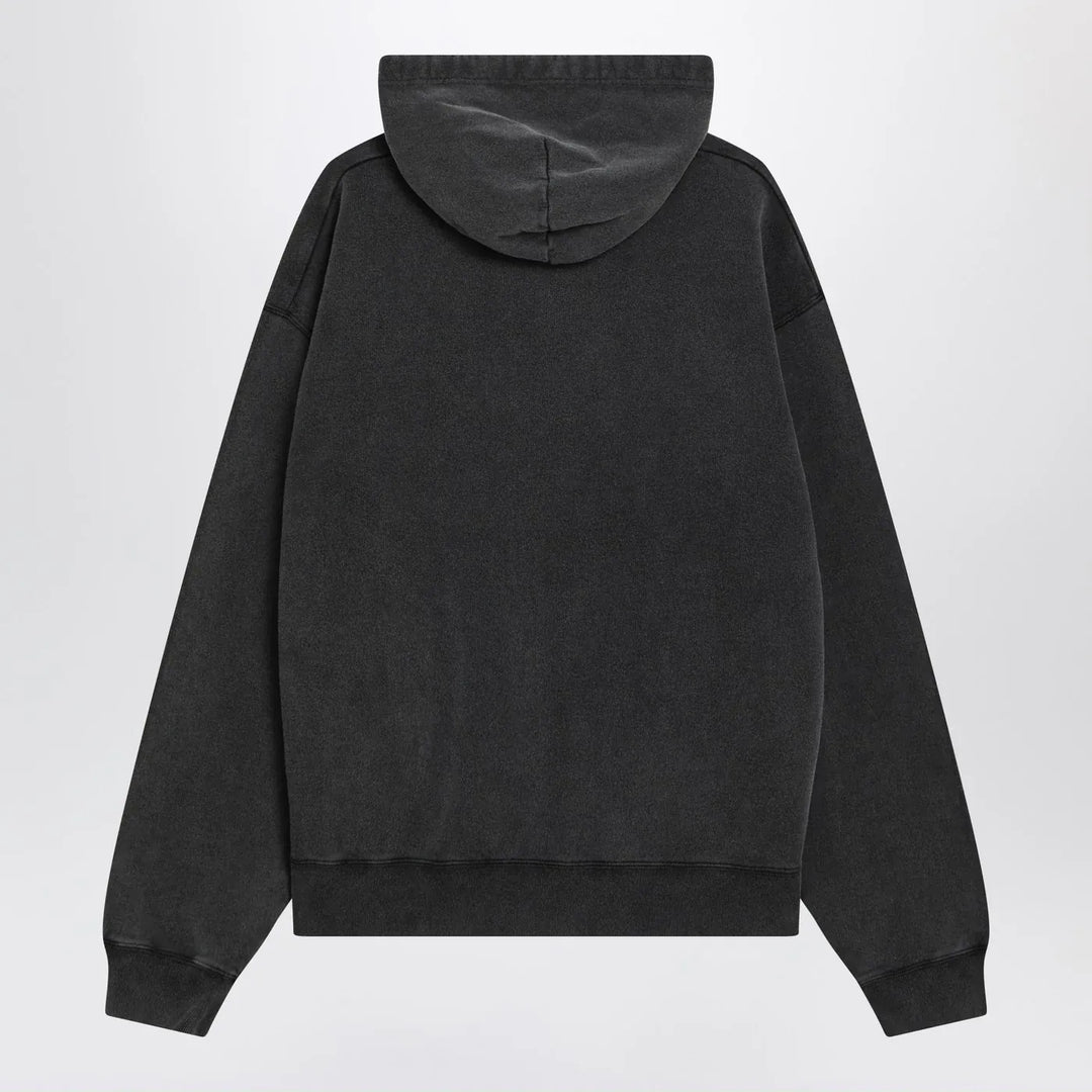 Balenciaga - Black faded Crayon Loop oversize hoodie Brand Hoodie