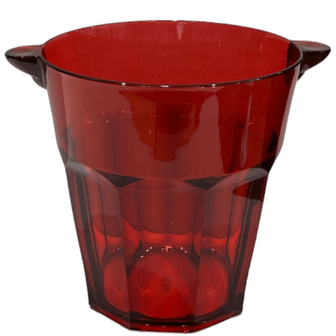 Mario Luca Giusti Ice Bucket Mario Luca Giusti Harrietta Acrylic Ice Bucket Red Brand