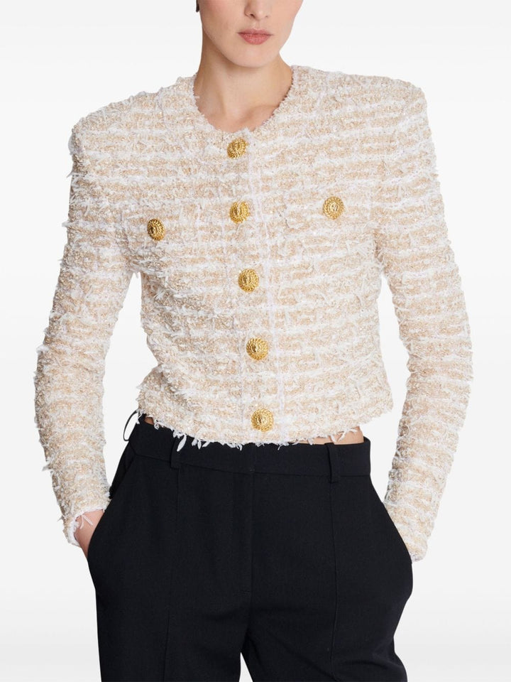Balmain Jackets 40 Balmain Jackets White Balmain Jackets White Brand
