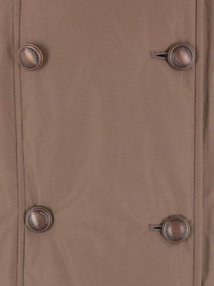 Brunello Cucinelli Jackets Brunello Cucinelli Coats Beige Brunello Cucinelli Coats Beige Brand
