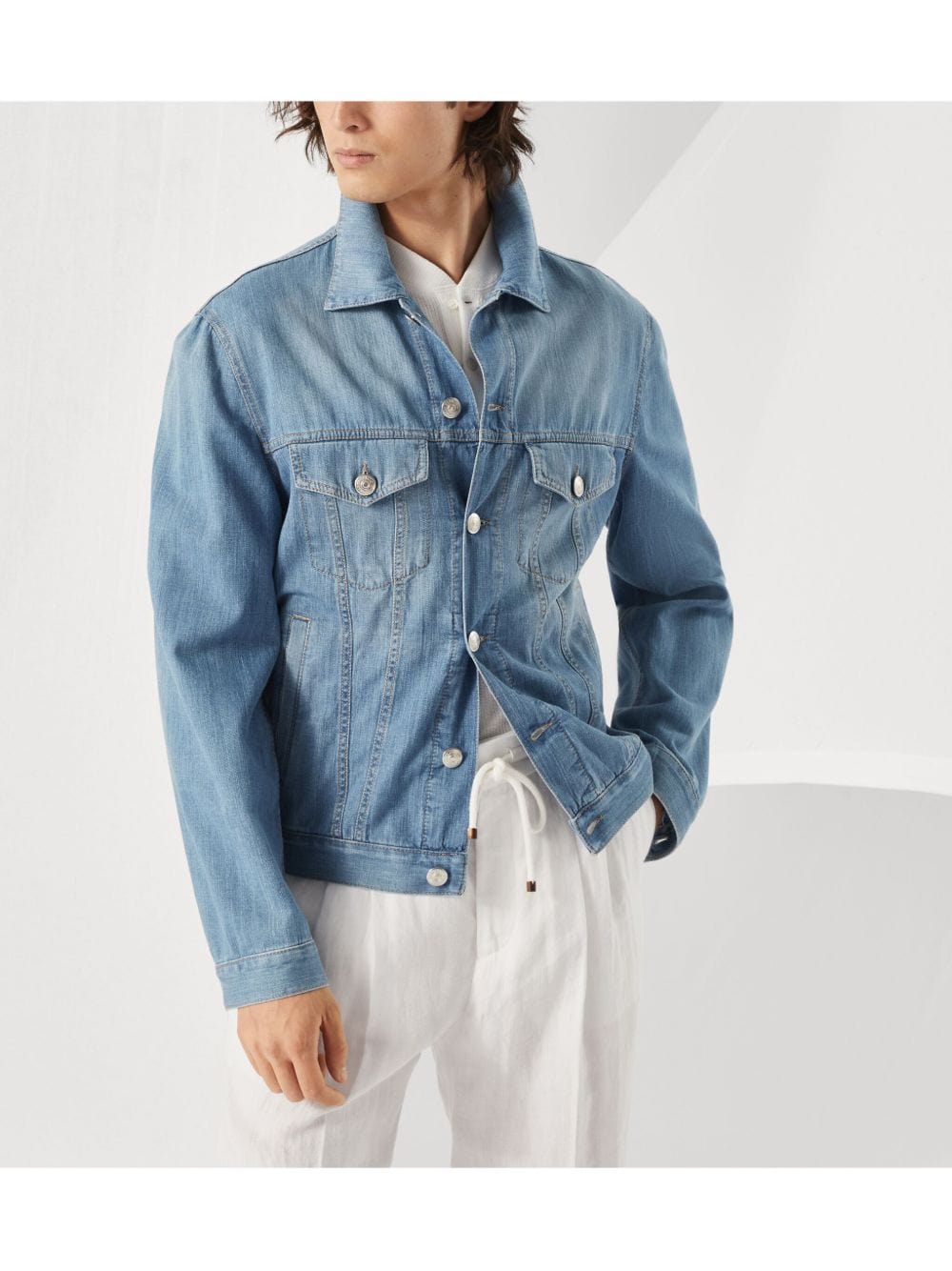 Brunello Cucinelli Jackets 50 Brunello Cucinelli Coats Clear Blue Brunello Cucinelli Coats Clear Blue Brand
