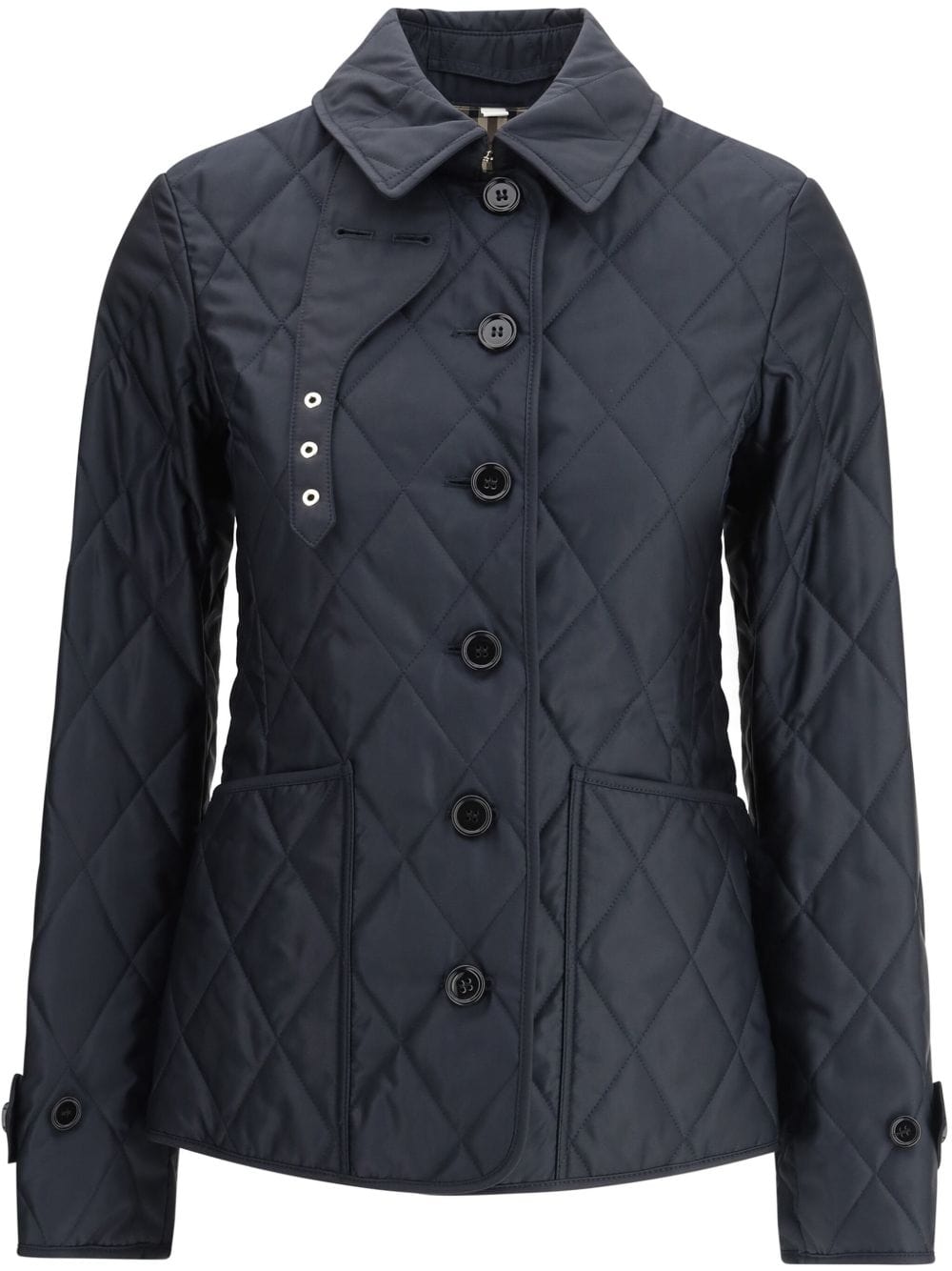 Burberry Jackets Burberry Jackets Blue Burberry Midnight Blue Quilted Jacket – Timeless Outerwear | ILG Brand