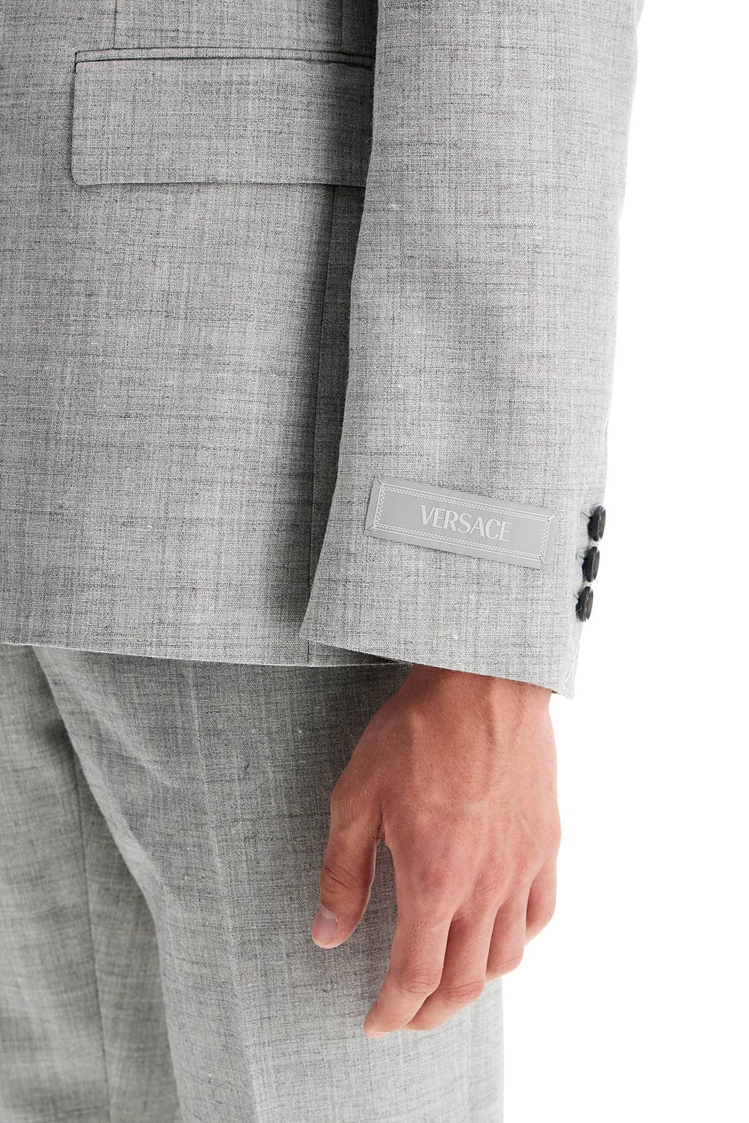 Versace Jackets 48 Versace Double-breasted Wool Blend Blazer Versace Double-breasted Wool Blend Blazer Brand
