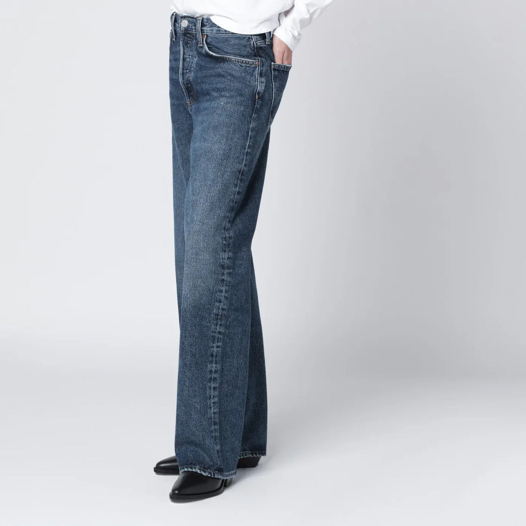 AGOLDE - Blue regenerated denim jeans Brand Jeans