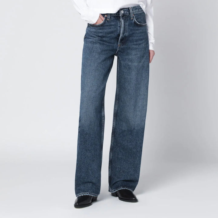 AGOLDE - Blue regenerated denim jeans Brand Jeans 27