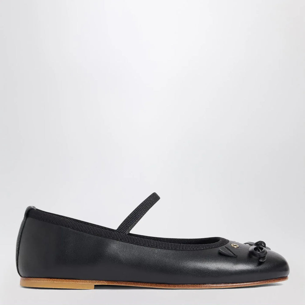 Joie black leather ballet flats Brand 24