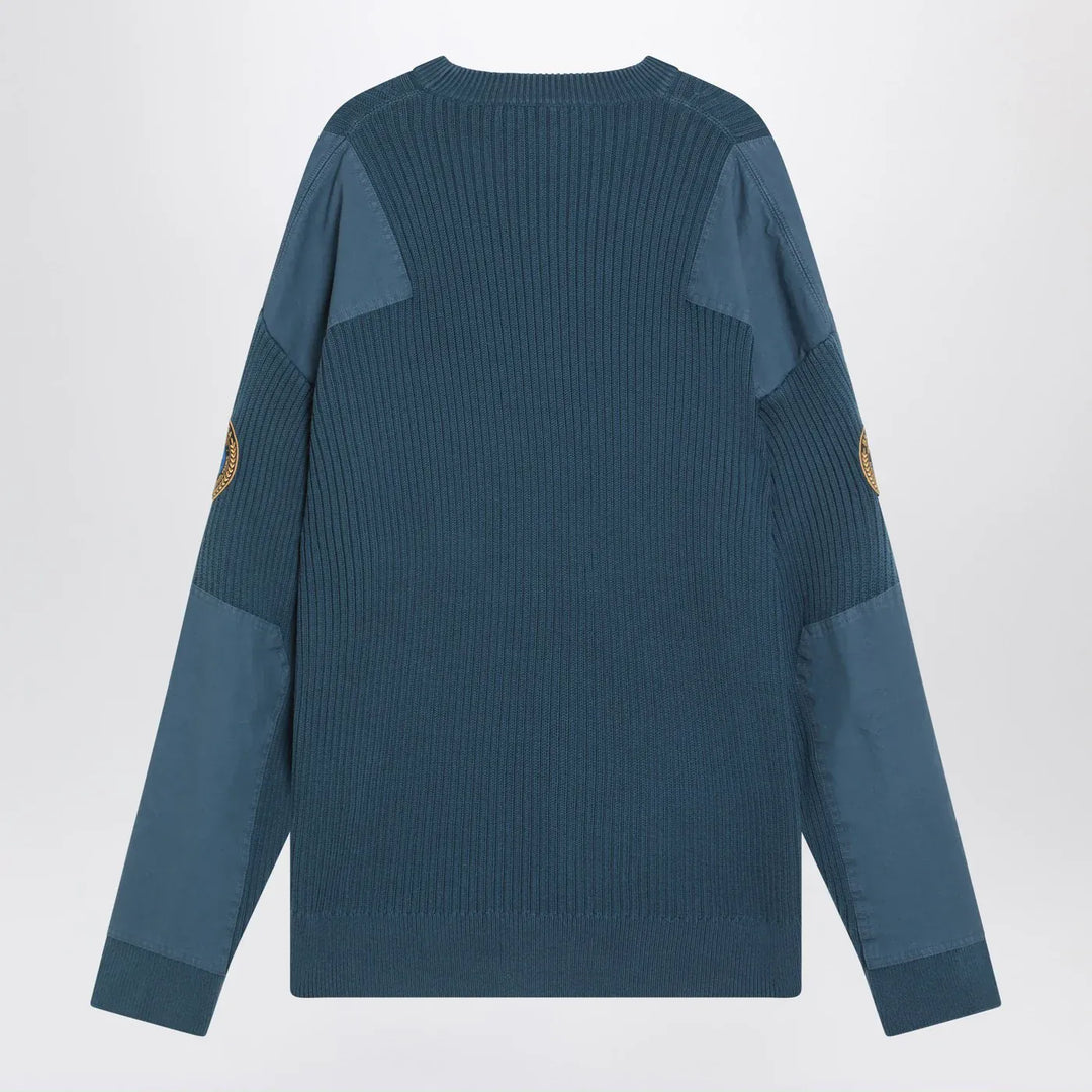 Balenciaga - Blue Uniform Merch cotton jumper Brand Jumper M