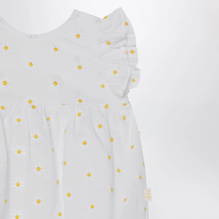 Il Gufo - White romper with floral embroidery Brand Jumpsuits &amp; Rompers 6