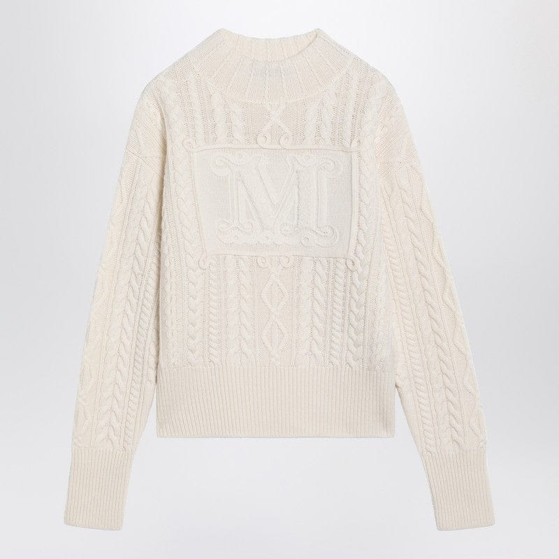 Max Mara Knitwear S Max Mara White wool and cashmere sweater Max Mara White wool and cashmere sweater Brand
