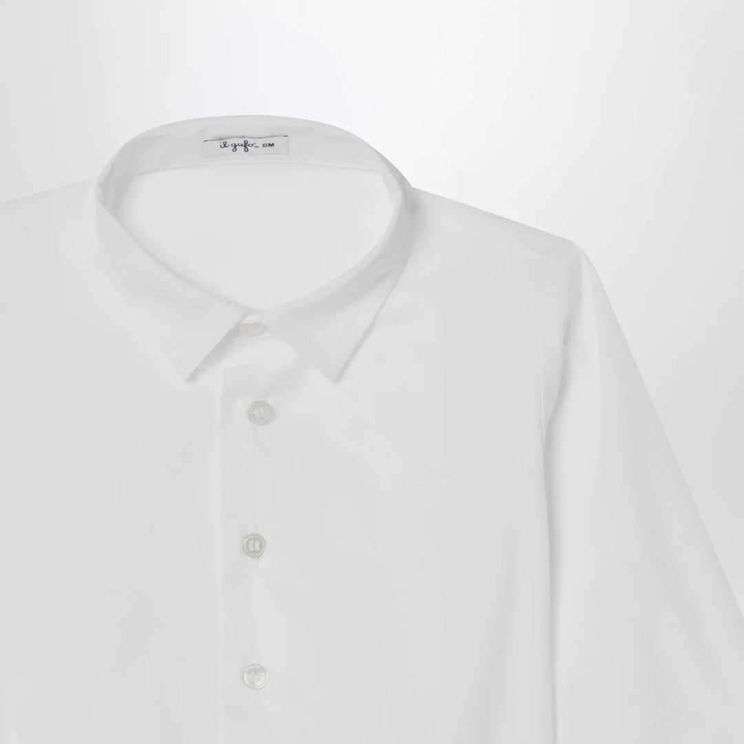 Il Gufo - White cotton shirt bodysuit Brand Leotards &amp; Unitards 6