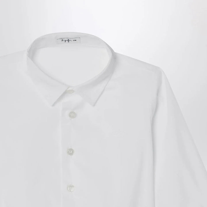 Il Gufo - White cotton shirt bodysuit Brand Leotards &amp; Unitards 6