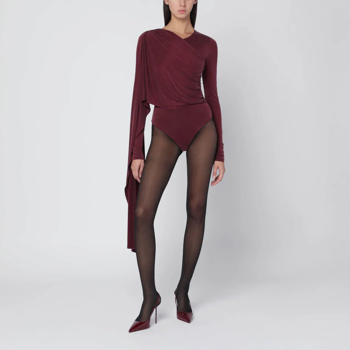 THE ANDAMANE - Xenia rouge noir bodysuit Brand Leotards &amp; Unitards 40  IT