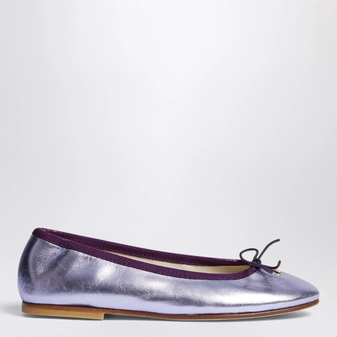 Lisa iridescent lilac leather ballet flats Brand 28