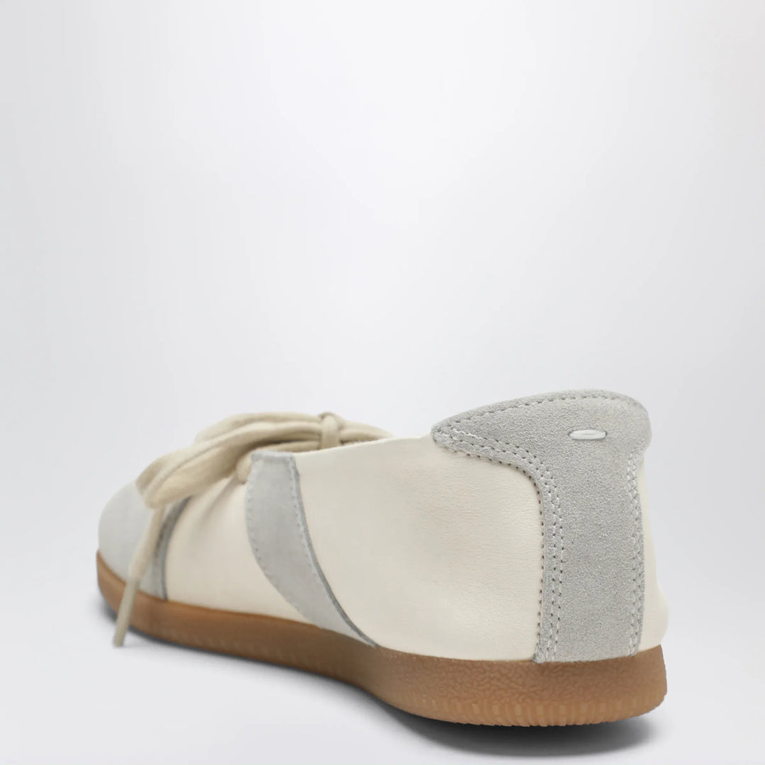 Maison Margiela - Replica Ballet lace-up flats in nappa, bleached sand Brand