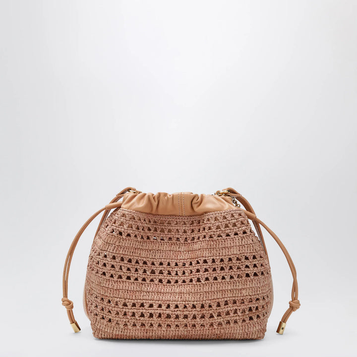 Chloé - Mini Summer Banana drawstring raffia bag in beige Brand Mini Bag U