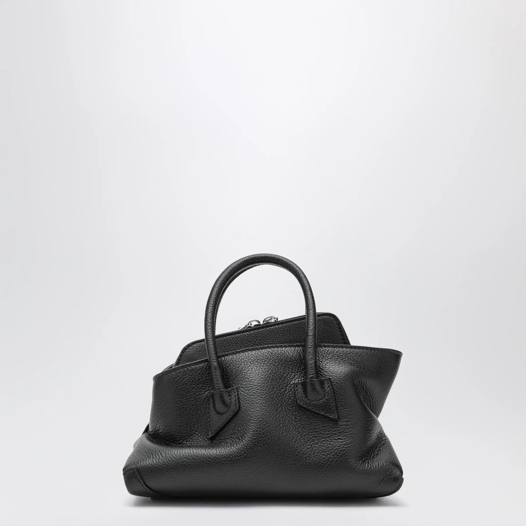 The Attico - La Passeggiata Mini bag in black leather Brand Mini Bag U