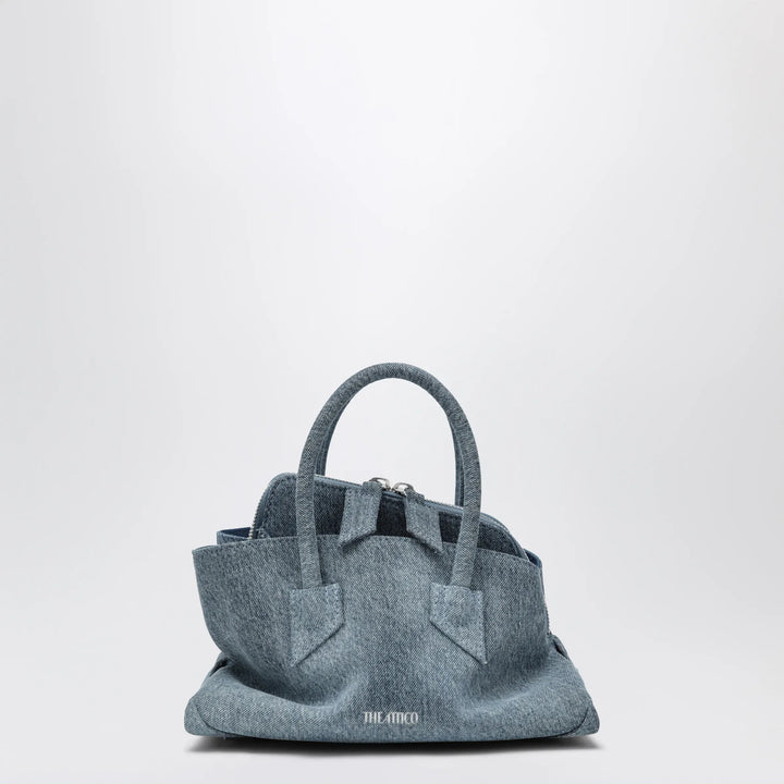 The Attico - La Passeggiata Mini bag in washed denim Brand Mini Bag U