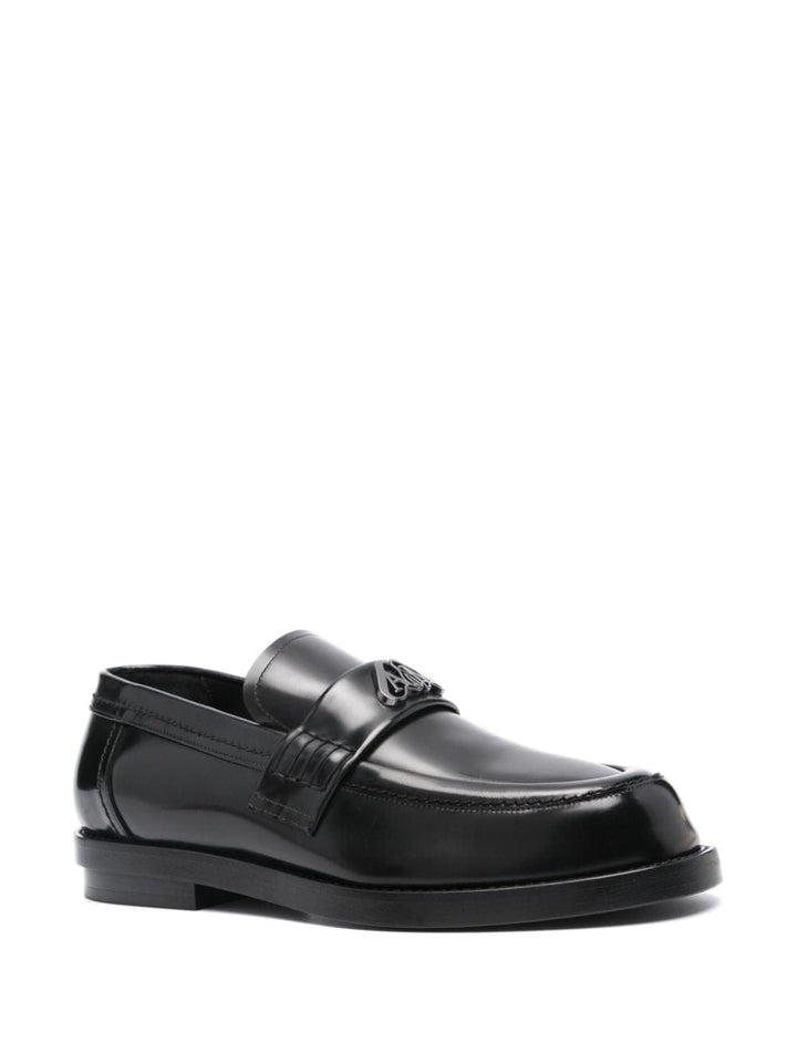 Alexander Mcqueen Moccasins Alexander McQueen logo-plaque Leather Loafers Alexander McQueen logo-plaque Leather Loafers Brand