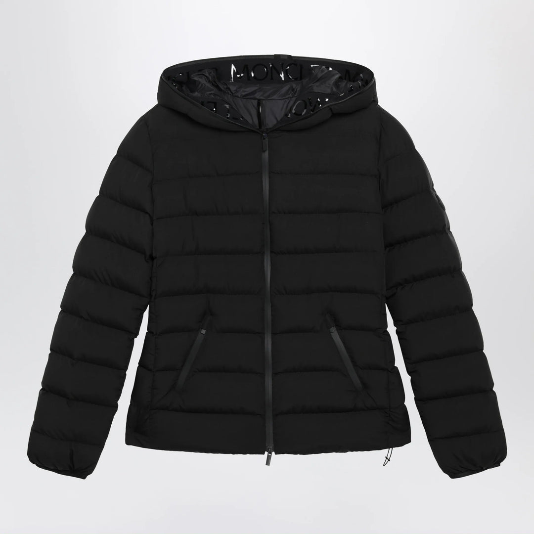 Moncler - Black Herbe Short Down Jacket Brand 0