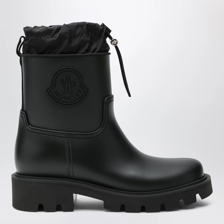 Moncler - Kickstream rain boots in PVC and nylon, black Brand 36 IT