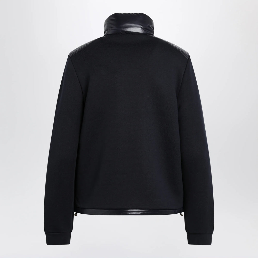 Moncler - Navy Padded Zip-Up Sweatshirt Brand