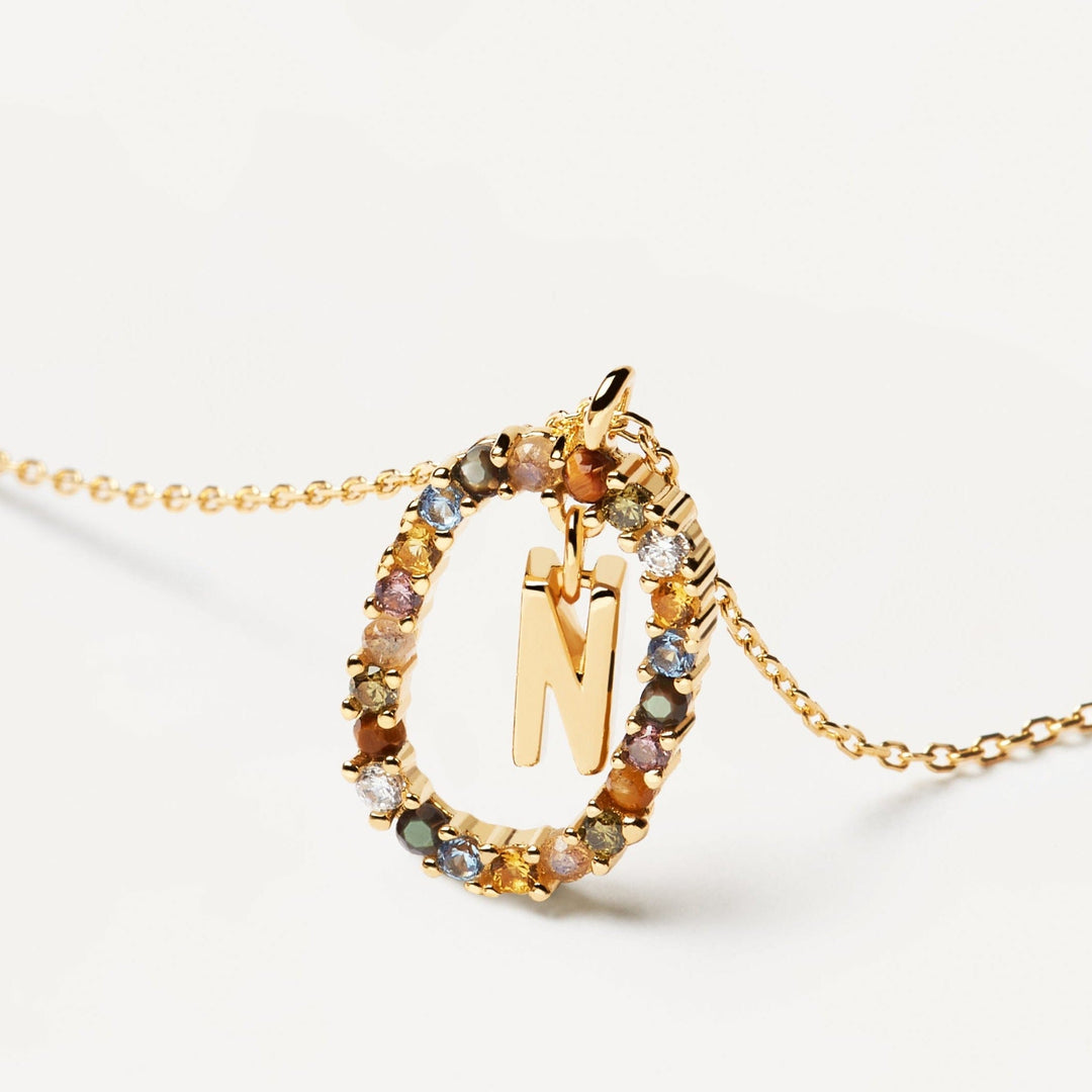 PDPaola Necklace PDPaola Letter 18k Gold Necklace N Brand