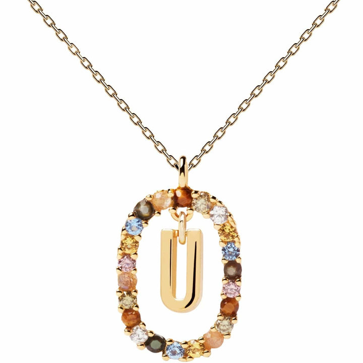 PDPaola Necklace PDPaola Letter 18k Gold Necklace U Brand