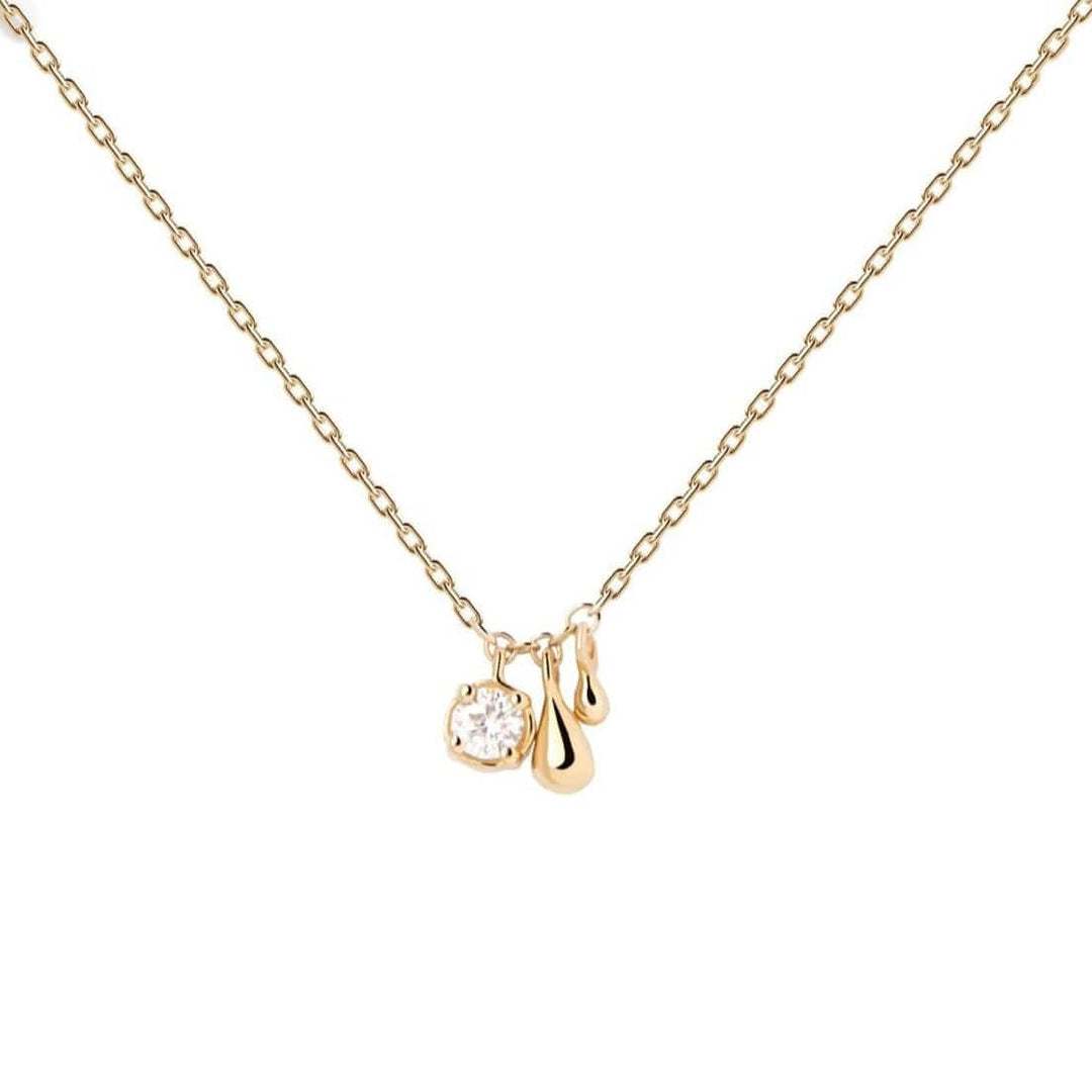 PDPaola Necklace PDPaola Water Necklace 18k Gold Plated Brand