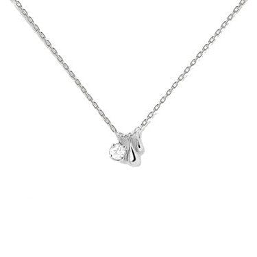 PDPaola Necklace PDPaola Water Silver Necklace Brand