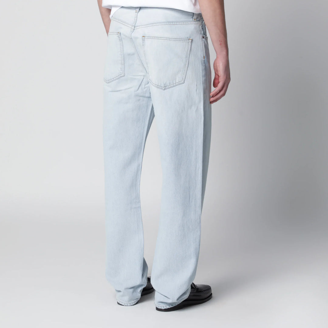 AGOLDE - 90s straight-leg mid-rise jeans in light blue denim Brand Pants