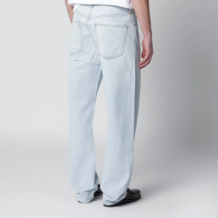 AGOLDE - 90s straight-leg mid-rise jeans in light blue denim Brand Pants