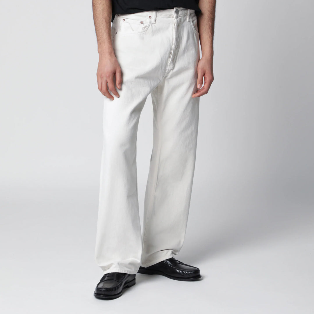 AGOLDE - White trousers in regenerated denim Brand Pants 30