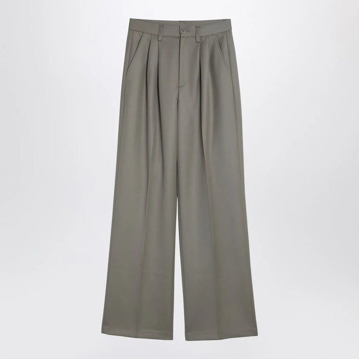 ANINE BING - Khaki wool trousers Brand Pants 38 DK
