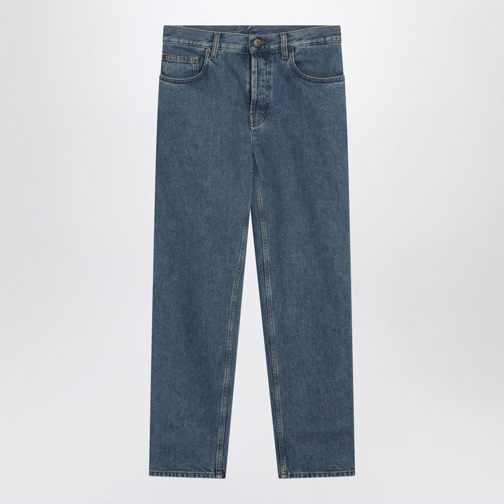 Pants Burberry - Medium-blue regular-fit jeans Brand