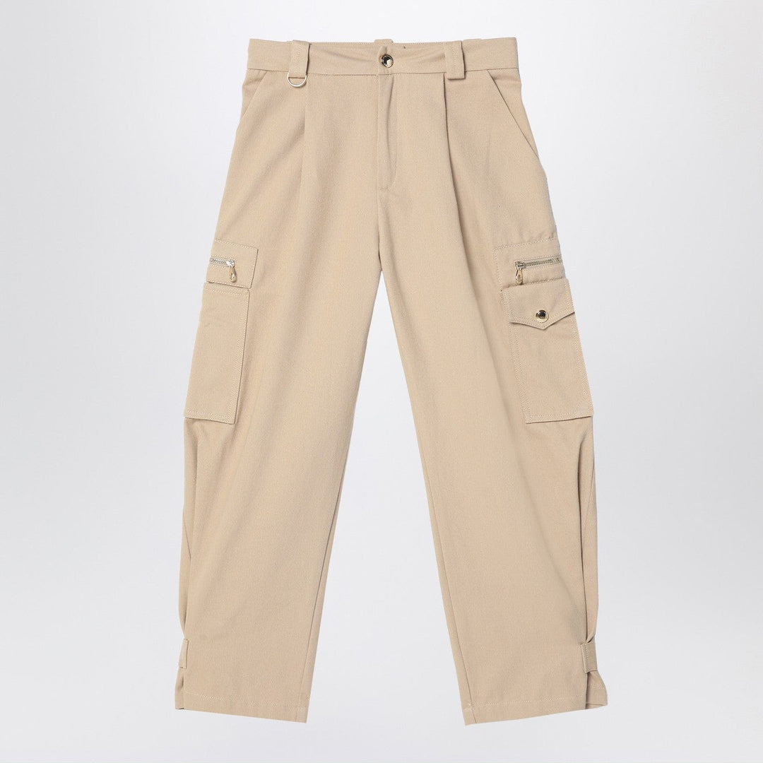 Pants 14 Chloé - Beige cotton cargo pants Brand