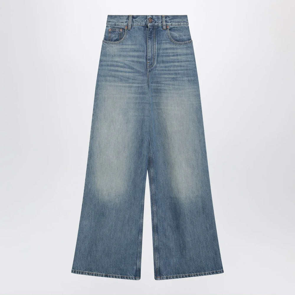 Chloé - High-waisted wide-leg Dream blue jeans Brand Pants 27