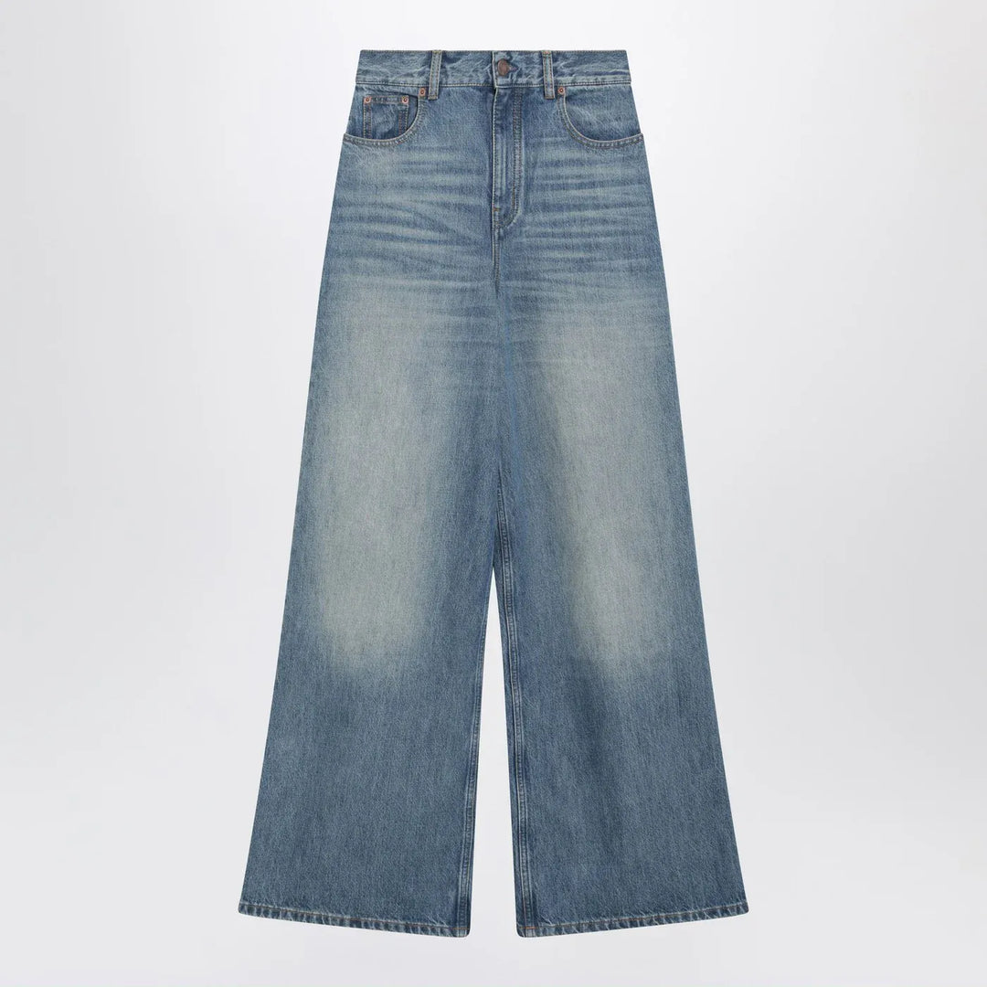 Chloé - High-waisted wide-leg Dream blue jeans Brand Pants 27