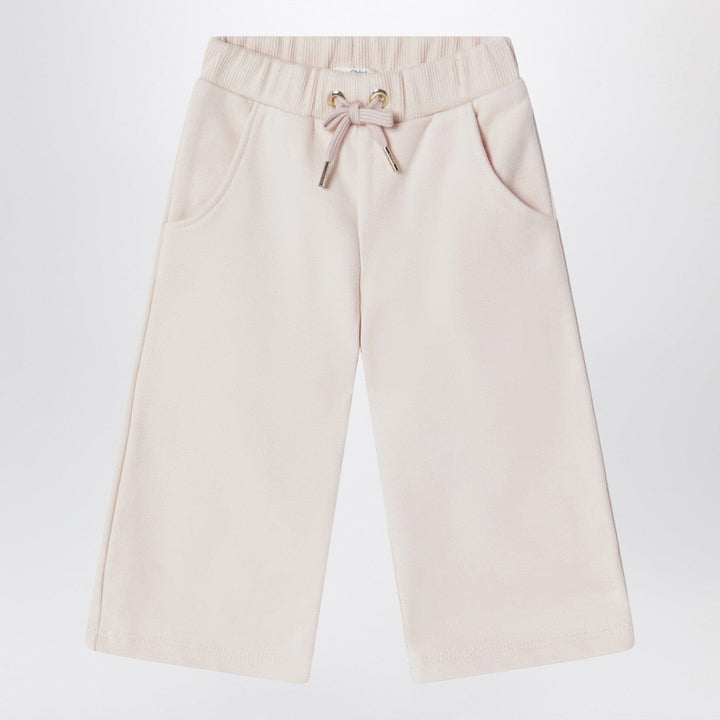 Pants 12 Chloé - Petal pink cotton trousers Brand