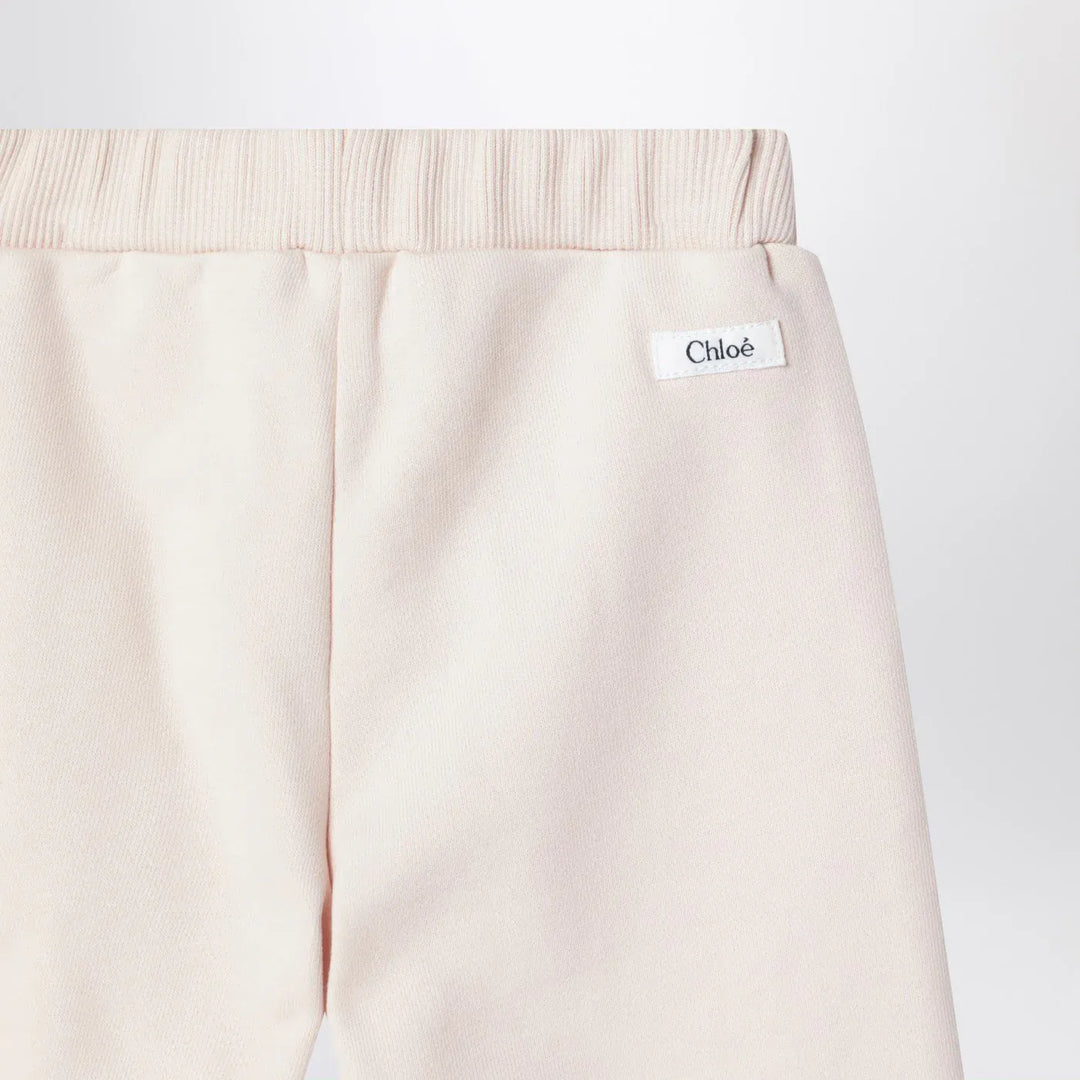 Chloé - Petal pink cotton trousers Brand Pants 12