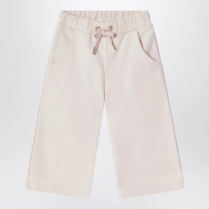 Chloé - Petal pink cotton trousers Brand Pants