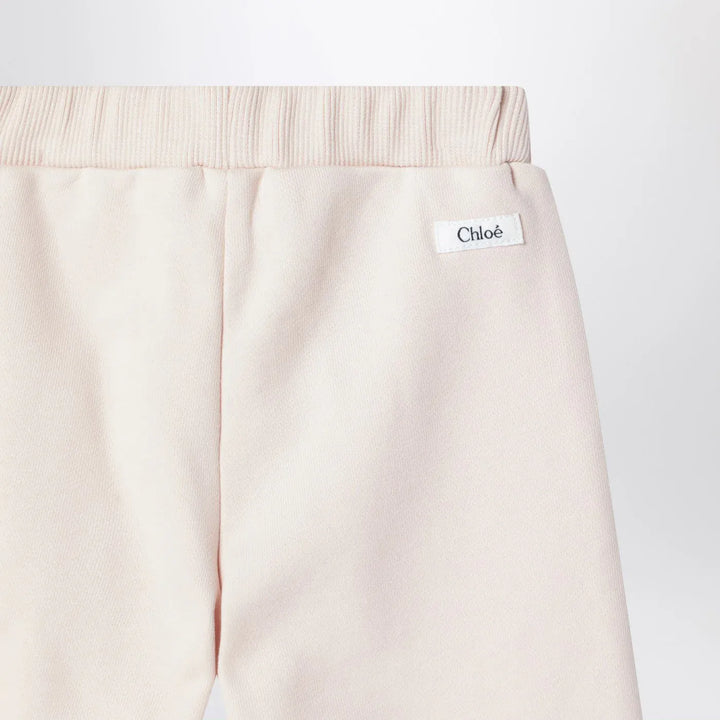 Chloé - Petal pink cotton trousers Brand Pants 12M