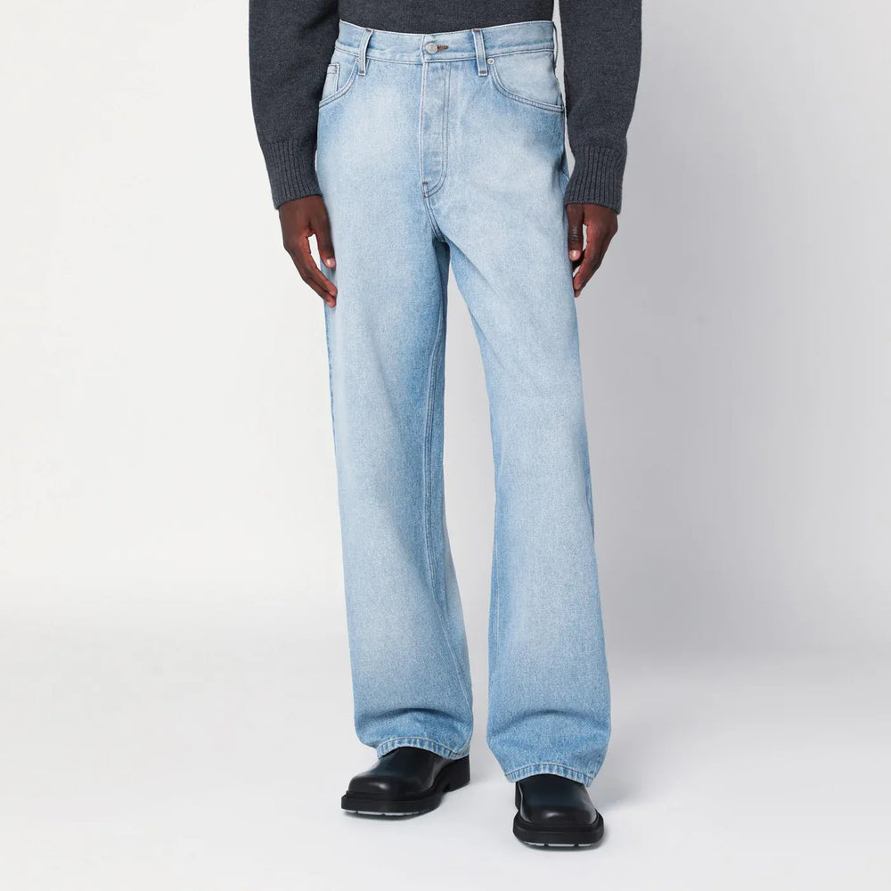 Dries Van Noten - Light blue faded jeans Brand Pants 31