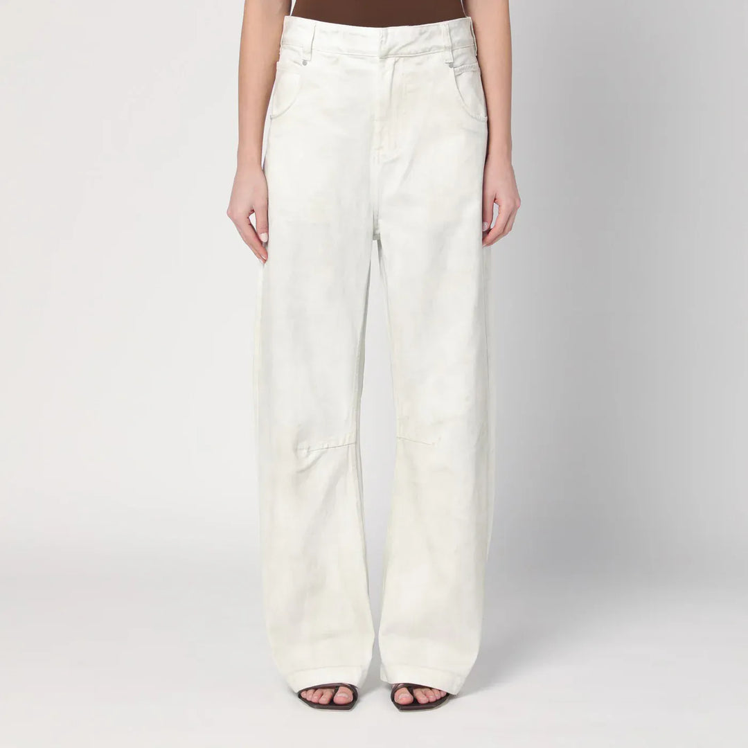Entire Studios - Ivory denim trousers Brand Pants M
