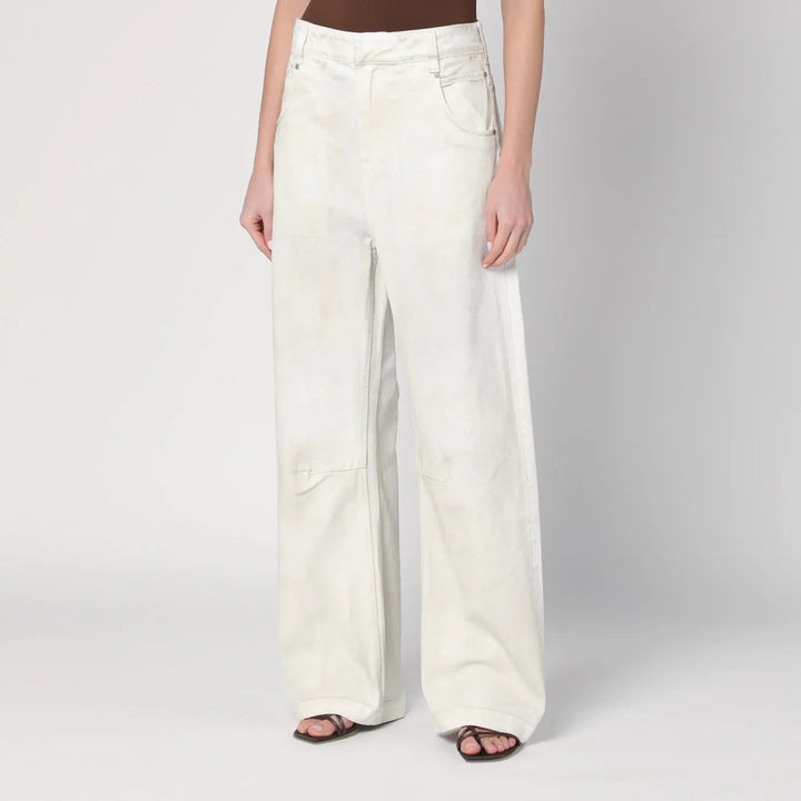 Entire Studios - Ivory denim trousers Brand Pants M