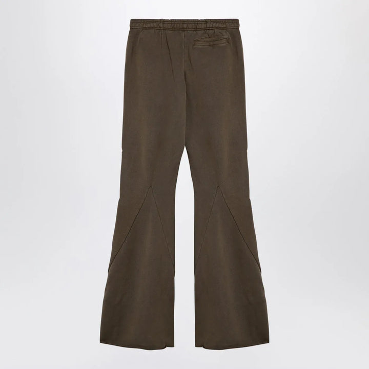 Entire Studios - Organic cotton military green flared trousers Brand Pants XXS