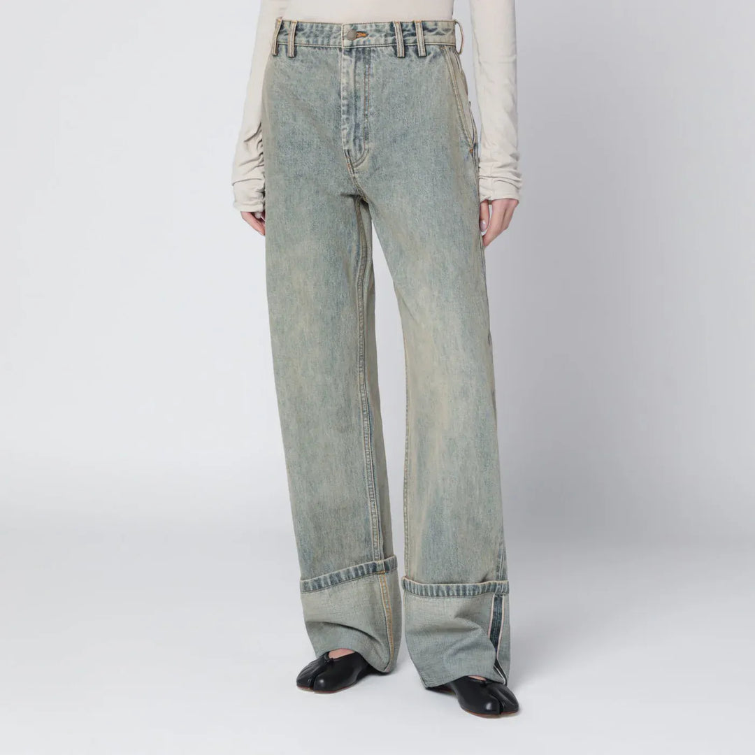 Entire Studios - Wide-leg jeans with washed effect Brand Pants S