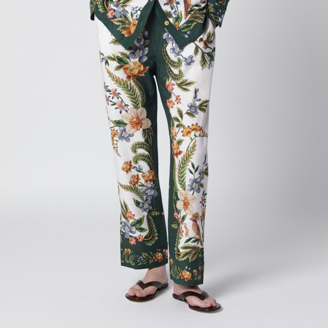 Pants FARM Rio - Sand Nature trousers in linen blend Brand