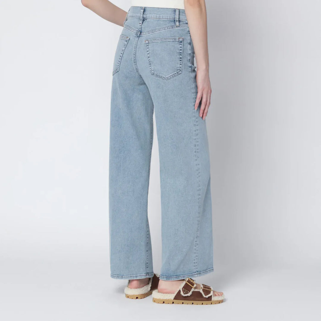 Frame - Le Slim Palazzo jeans in Tribute light blue Brand Pants